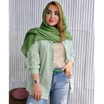 شومیز داکرون راه راه ساده