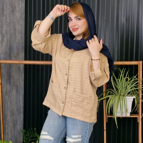 مانتو کتی آستین فلش