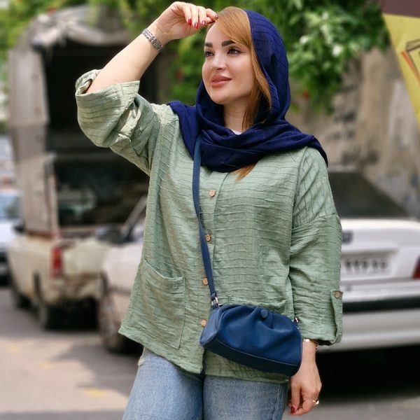 مانتو کتی آستین فلش