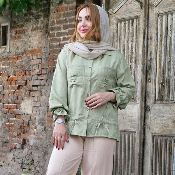 مانتو لمه جیب گره