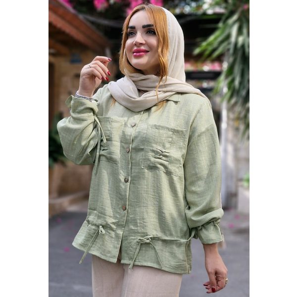 مانتو لمه جیب گره