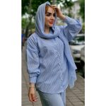 شومیز راه راه تک جیب