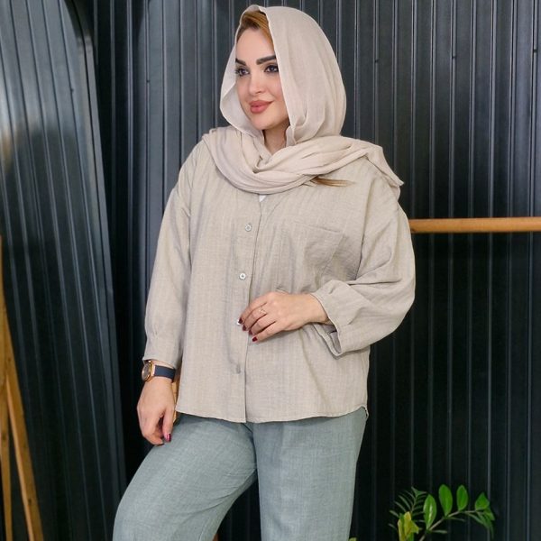 شومیز یقه هفت صوفیا - مانتو پاتریس رشت