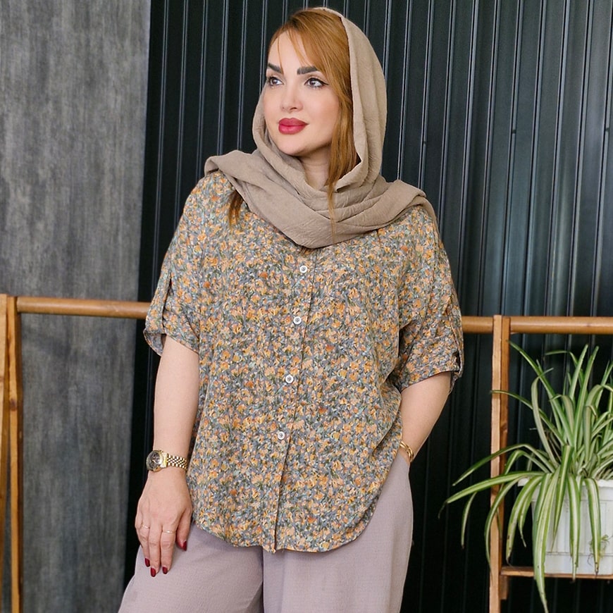 شومیز هلما طرحدار