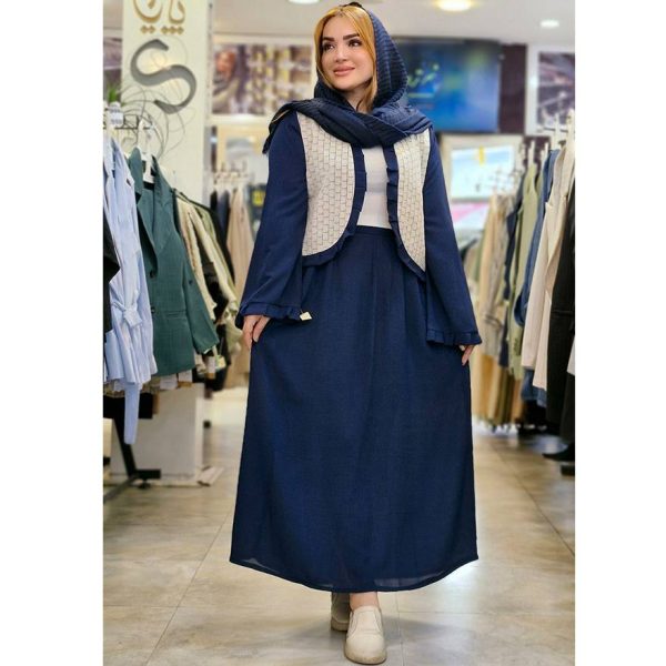 76900459-1 ست کت دامن دانتل