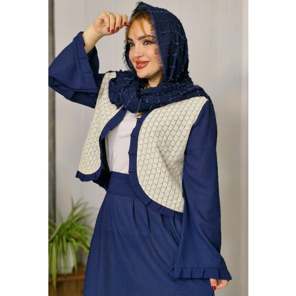 ست کت دامن دانتل جاذبه - مانتو پاتریس رشت