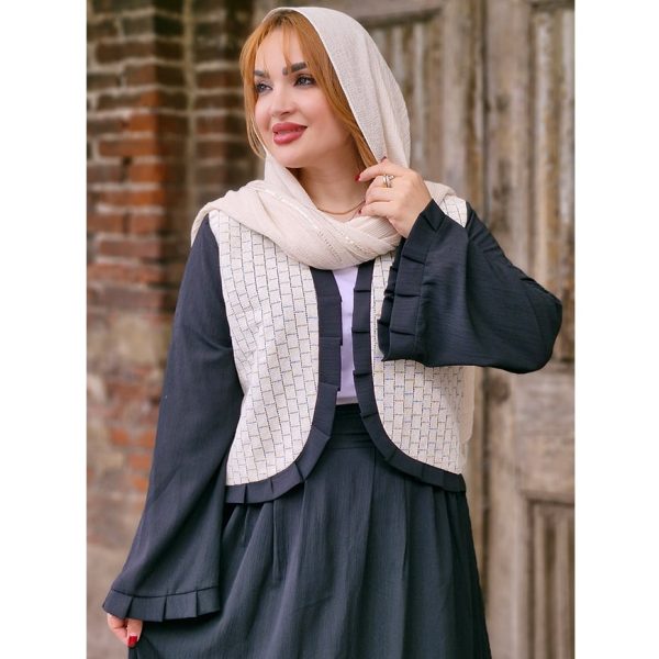 ست کت دامن دانتل جاذبه