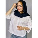 شومیز پوپلین جلوبسته -