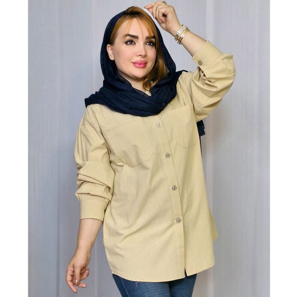 مانتو دو جیب لینن