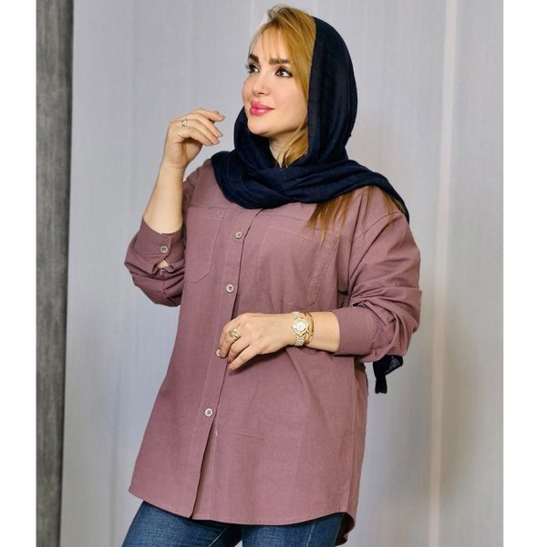 مانتو دو جیب لینن