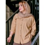 مانتو لینن جیب هلالی