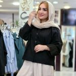 شومیز لینن تک جیب رنگی