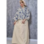 ست کت و دامن گلدار - مانتو پاتریس رشت