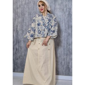 ست کت و دامن گلدار - مانتو پاتریس رشت