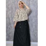 ست کت و دامن گلدار - مانتو پاتریس رشت