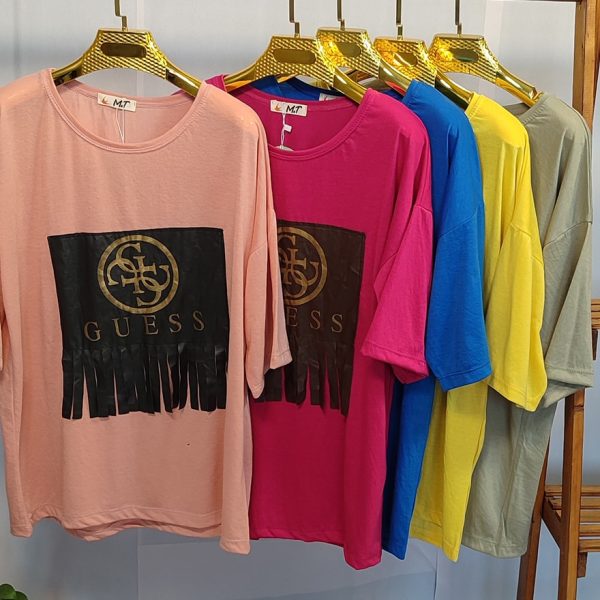 تیشرت چرم ریش ریش - مانتو پاتریس رشت