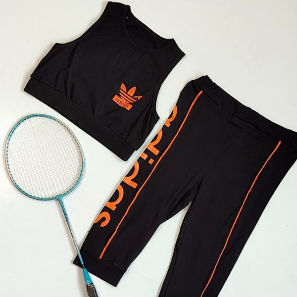 ست کراپ شلوارک آدیداس