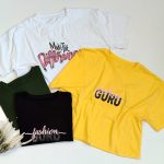 تیشرت کراپ چاپ نوشته