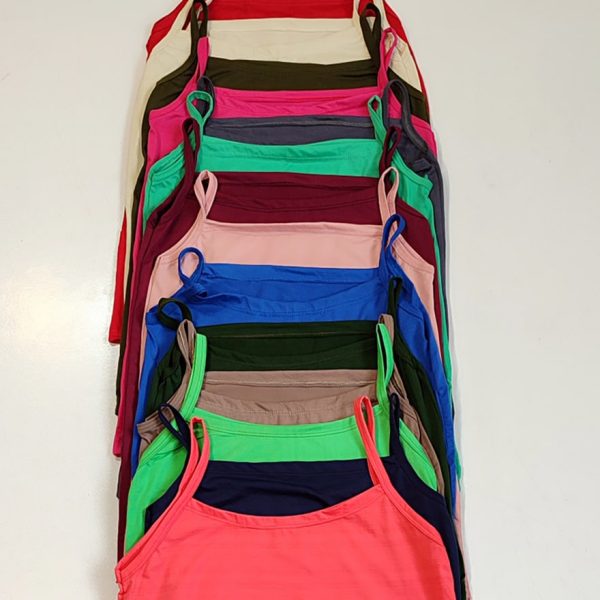 تاپ بندی رنگی نخ پنبه