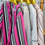 مانتو راه راه بغل دکمه