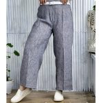 شلوار لینن پشت کش