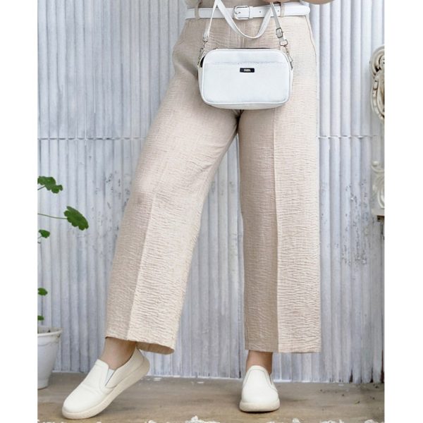 شلوار لینن پشت کش