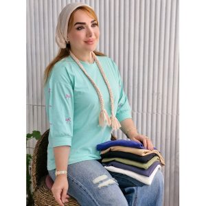 بلوز آستین پاپیون