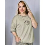 ست تیشرت شلوار نوار پلنگی - مانتو پاتریس رشت