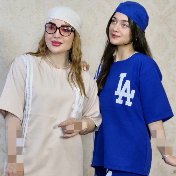 ست تیشرت شلوار مازراتی 3 خط