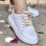 کتونی مک کوین کرم سفید