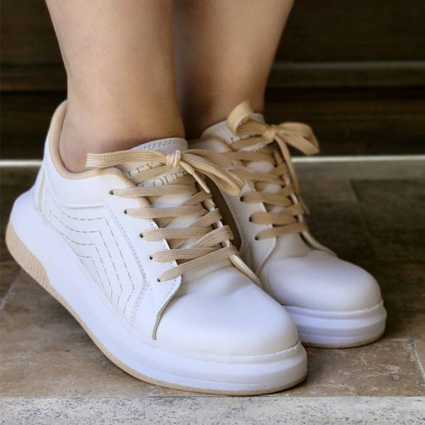 کتونی مک کوین کرم سفید - مانتو پاتریس رشت