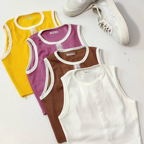 تاپ کراپ نوار سفید