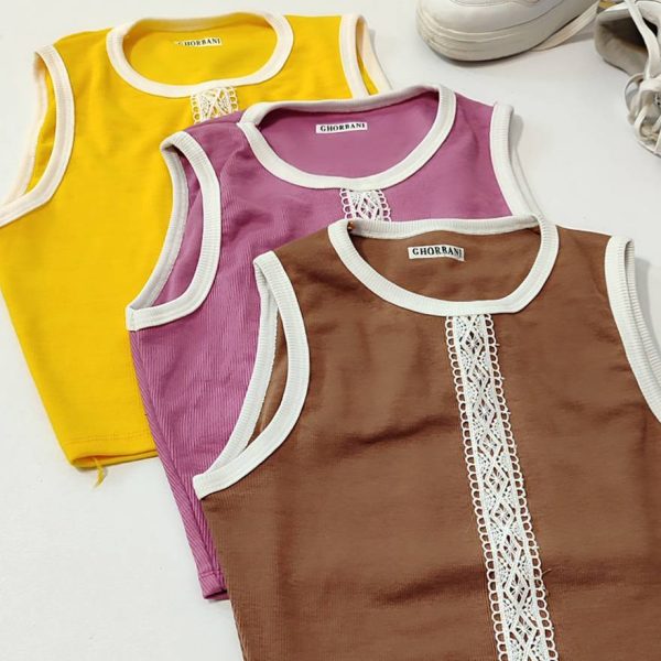 تاپ کراپ نوار سفید