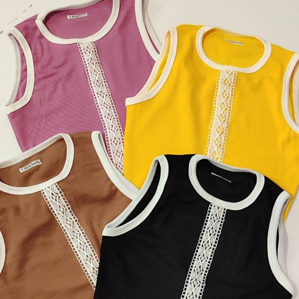 تاپ کراپ نوار سفید