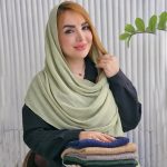 شال پلیسه مربعی