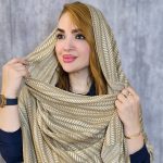 شال طرح برگ ریز