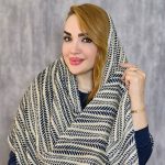 شال طرح برگ ریز