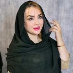 شال لبه عدسی مشکی