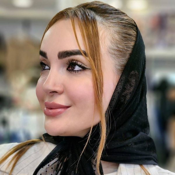 مینی اسکارف توری مشکی