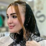 مینی اسکارف توری مشکی