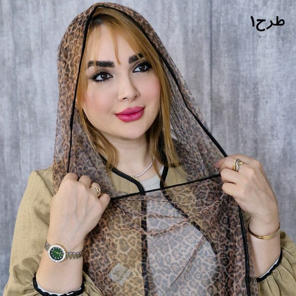 شال توری پلنگی - مانتو پاتریس رشت