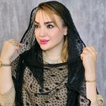 شال توری مشکی