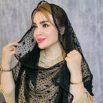 شال توری مشکی - مانتو پاتریس رشت