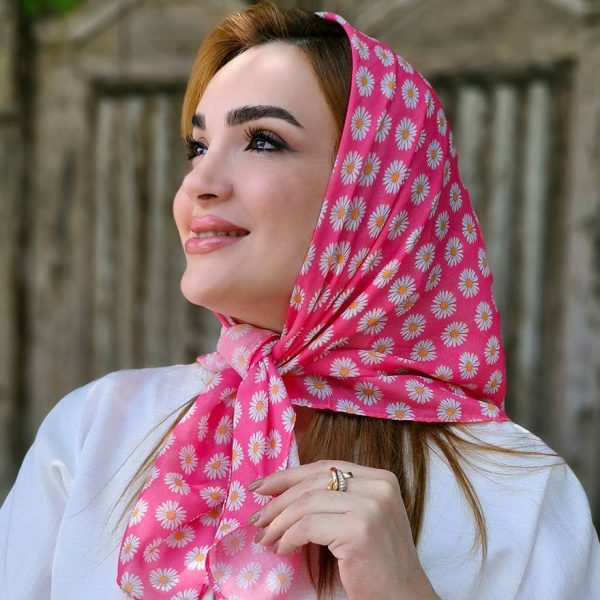 مینی اسکارف گل گلی نخی - مانتو پاتریس رشت