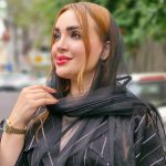 شال توری لبه گان مشکی محرمی