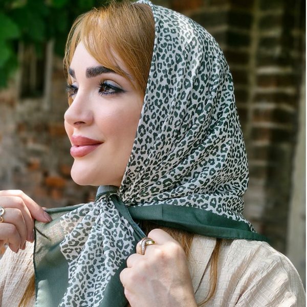 مینی اسکارف پلنگی - مانتو پاتریس رشت