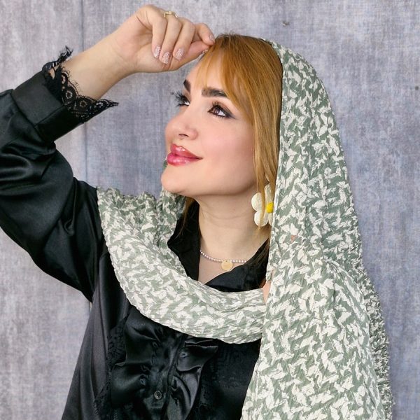 شال پلیسه زیگ زاگ