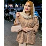 تونیک جلوبسته چین دار گل ریز - مانتو پاتریس رشت