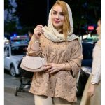 تونیک جلوبسته چین دار گل ریز - مانتو پاتریس رشت