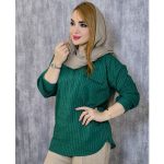 شومیز پلوتی تک جیب